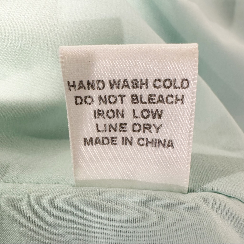 House Of Lolo / Fable | Grecian One Shoulder Mint Dress Sz. S — image 8 of 8